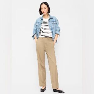 High-Waisted OGC Chino Full Length Straight Pants